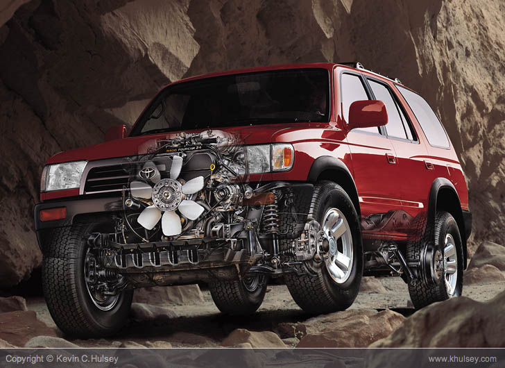 Toyota 4Runner cutaway