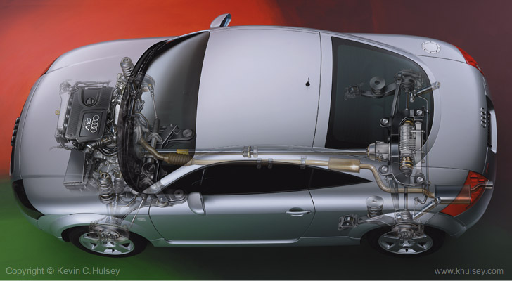 Audi TT cutaway