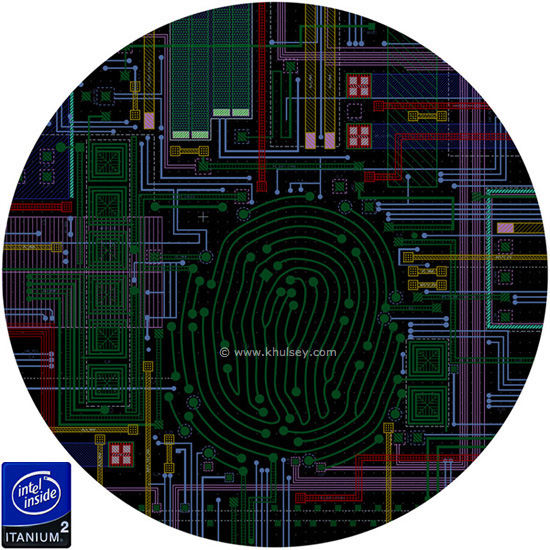 Intel Itanium computer chip
