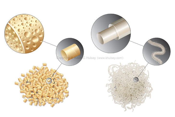 Oil filter element infographic