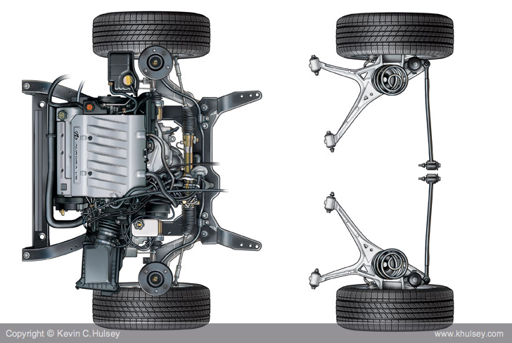 Oldsmobile Aurora engine sub-frame