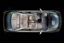 Phantom-view overhead of Acura TL