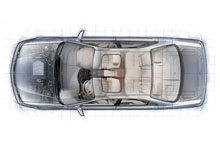 Acura TL overhead automotive image