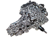 Acura engine cutaway