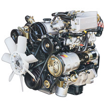 Pickup truck motor